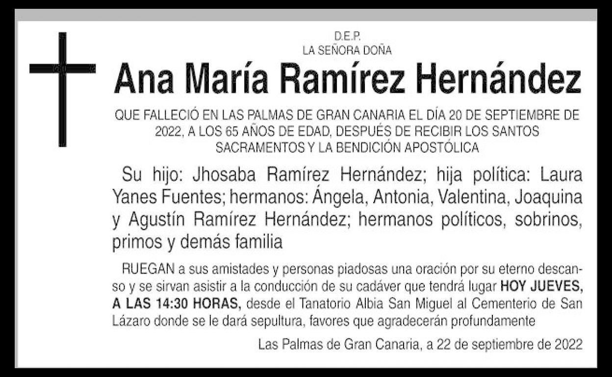 Ana María Ramírez Hernández Canarias7